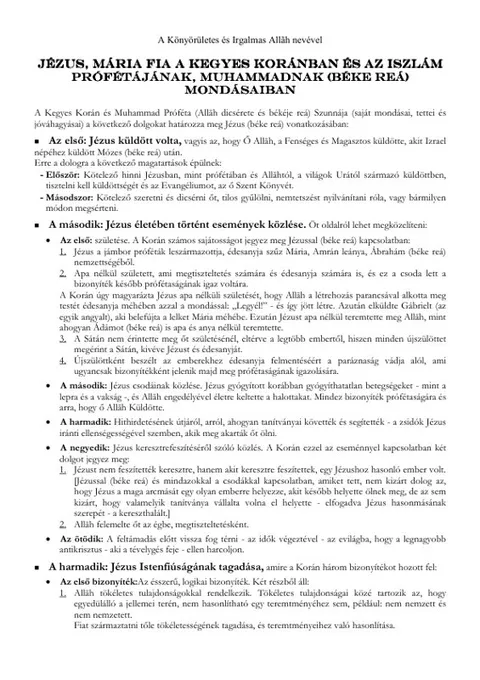 Jézus a Koránban